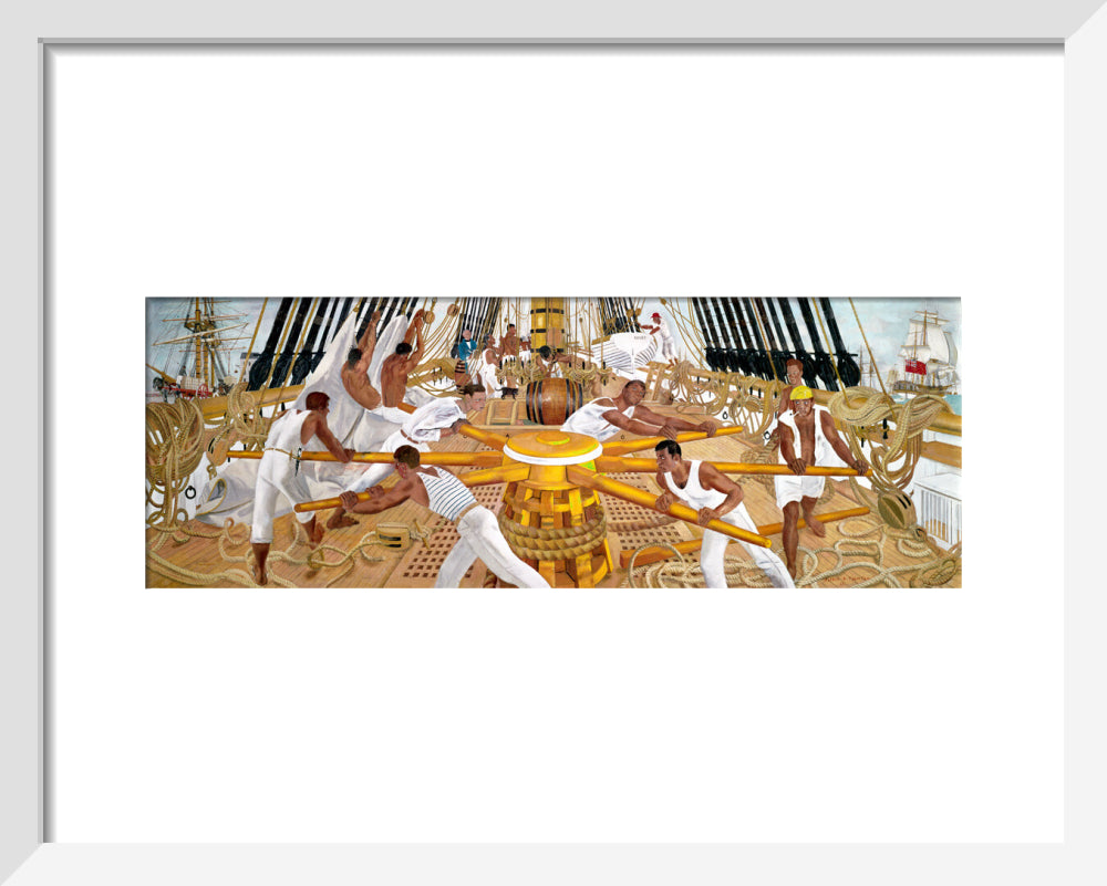 'Warping in', 1962. art print extra small white Art Print - Science Museum Shop