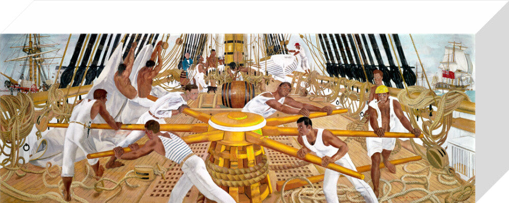 'Warping in', 1962. stretched canvas small none Art Print - Science Museum Shop