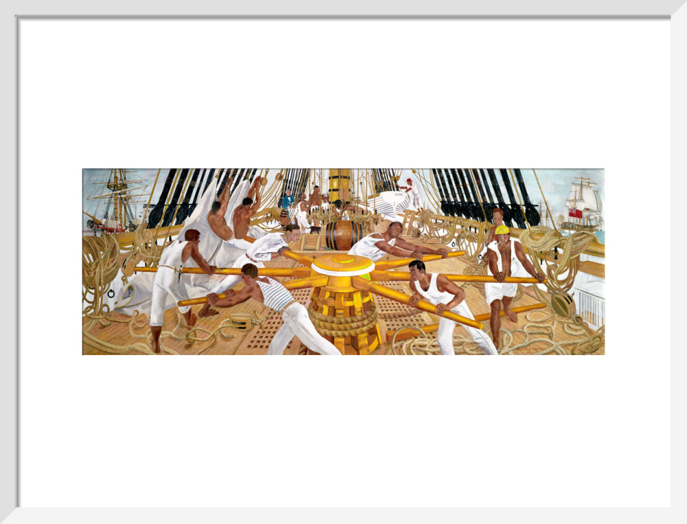 'Warping in', 1962. art print medium white Art Print - Science Museum Shop