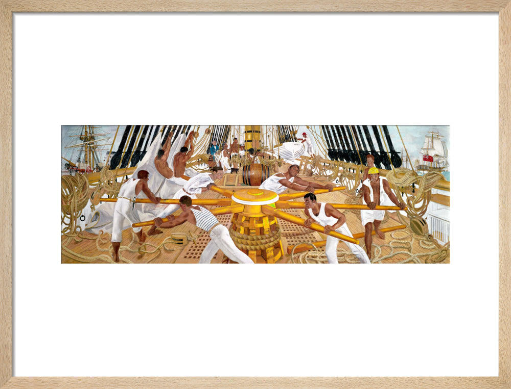 'Warping in', 1962. art print medium natural Art Print - Science Museum Shop