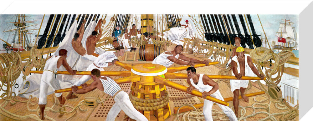 'Warping in', 1962. stretched canvas medium none Art Print - Science Museum Shop