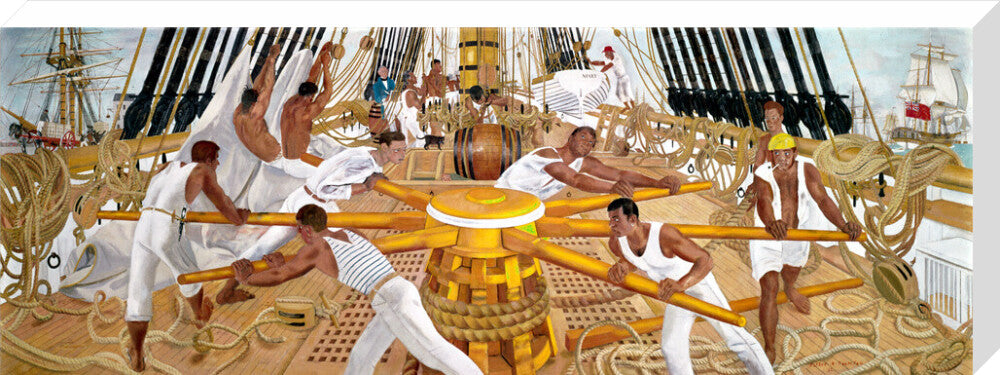 'Warping in', 1962. stretched canvas extra large none Art Print - Science Museum Shop