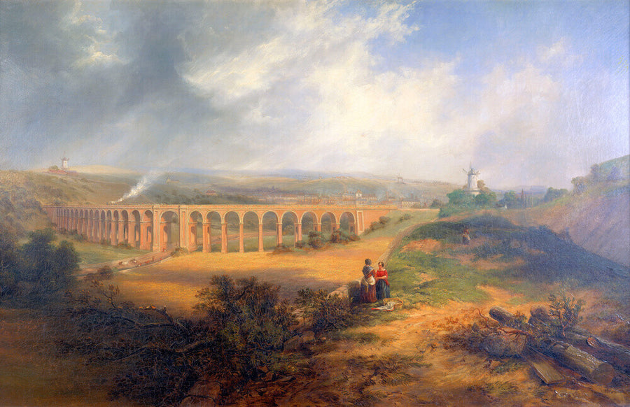 'The London Road Viaduct', Brighton, 1848. Art Print - Science Museum Shop