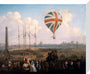 'Mr Lunardi's New Balloon', 29 June 1785. stretched canvas medium none Art Print - Science Museum Shop