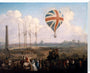 'Mr Lunardi's New Balloon', 29 June 1785. stretched canvas extra large none Art Print - Science Museum Shop