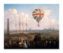 'Mr Lunardi's New Balloon', 29 June 1785. unstretched canvas extra large none Art Print - Science Museum Shop