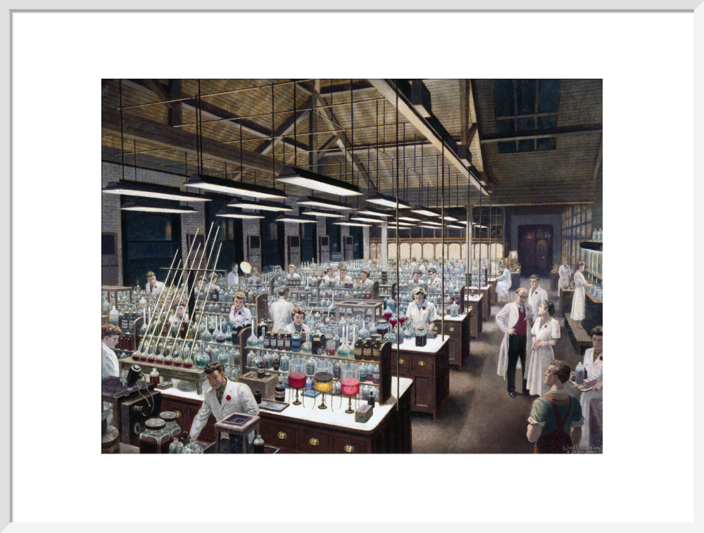 Analytical chemistry laboratory, 11 November 1957. art print extra large white Art Print - Science Museum Shop