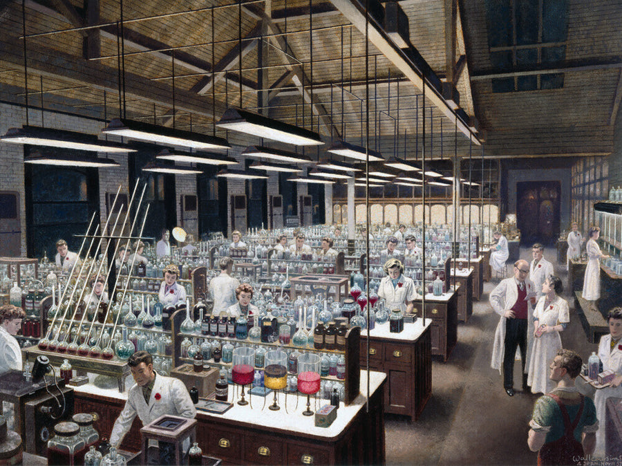 Analytical chemistry laboratory, 11 November 1957. Art Print - Science Museum Shop