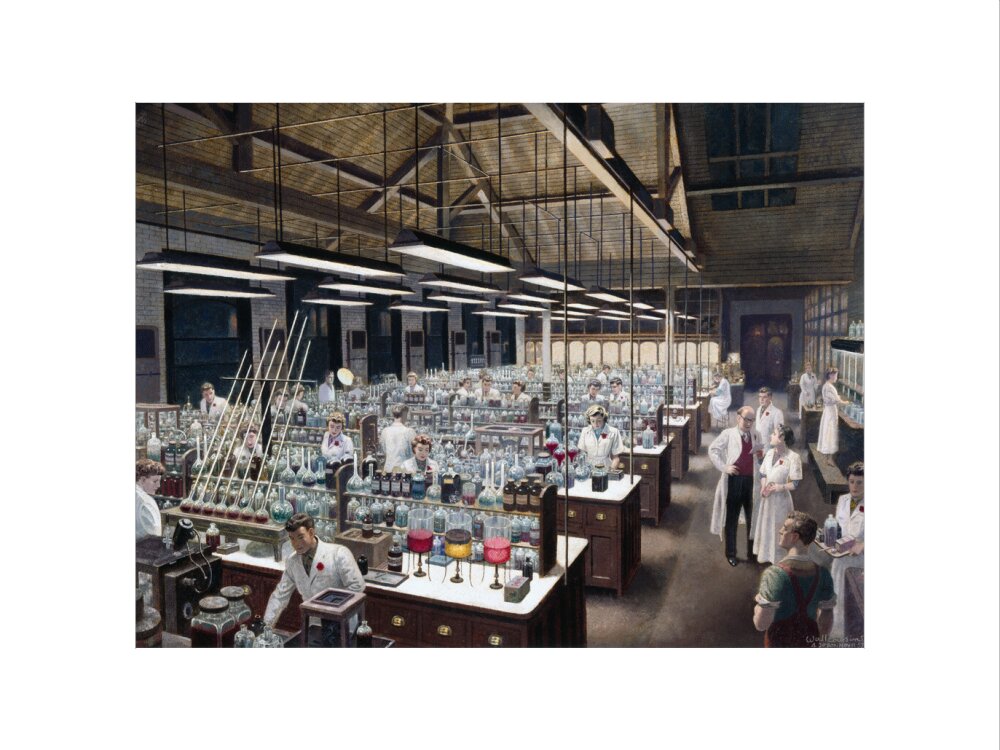 Analytical chemistry laboratory, 11 November 1957. art print extra large none Art Print - Science Museum Shop