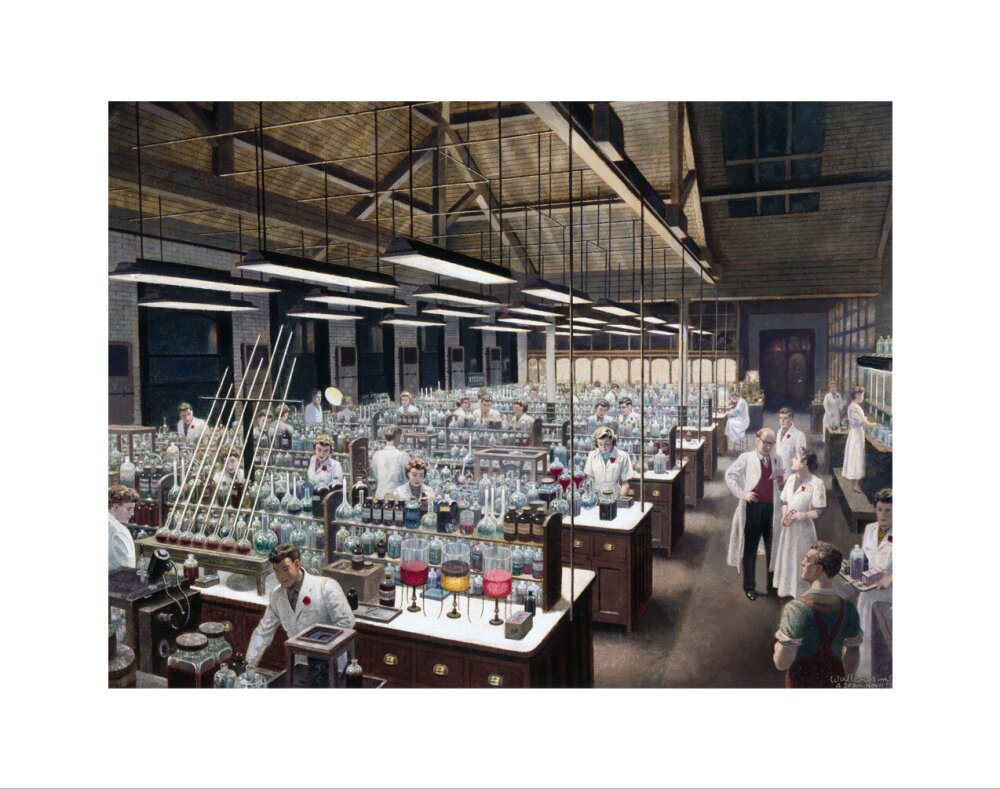 Analytical chemistry laboratory, 11 November 1957. art print extra small none Art Print - Science Museum Shop