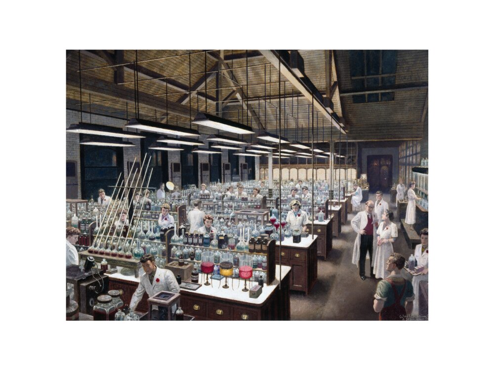 Analytical chemistry laboratory, 11 November 1957. art print small none Art Print - Science Museum Shop