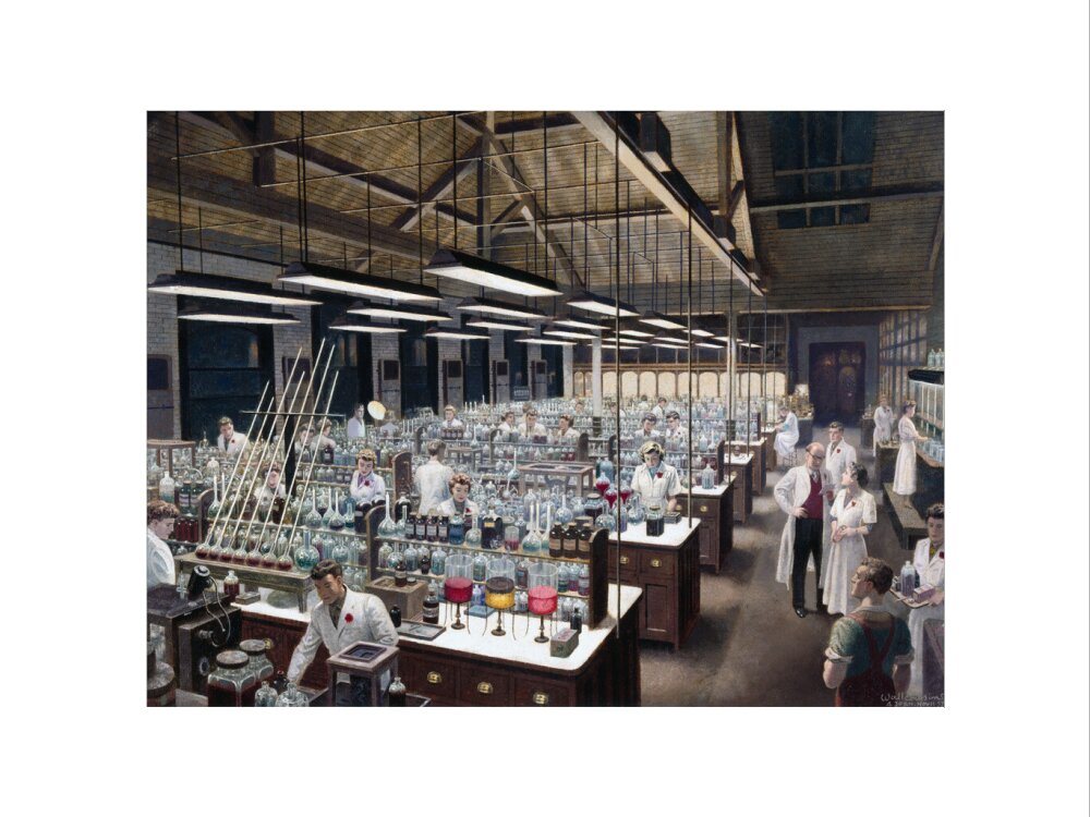 Analytical chemistry laboratory, 11 November 1957. art print medium none Art Print - Science Museum Shop