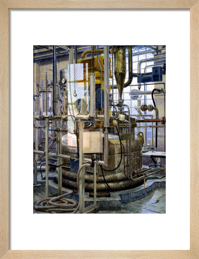 The production of insulin by fermentation, 1986. art print small natural Art Print - Science Museum Shop