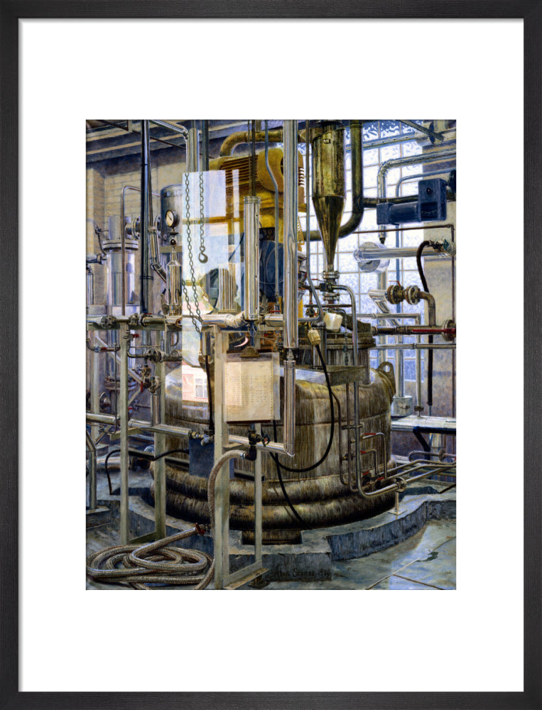 The production of insulin by fermentation, 1986. art print medium black Art Print - Science Museum Shop