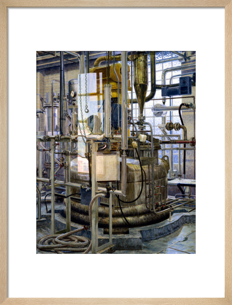 The production of insulin by fermentation, 1986. art print medium natural Art Print - Science Museum Shop