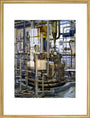 The production of insulin by fermentation, 1986. art print large gold Art Print - Science Museum Shop