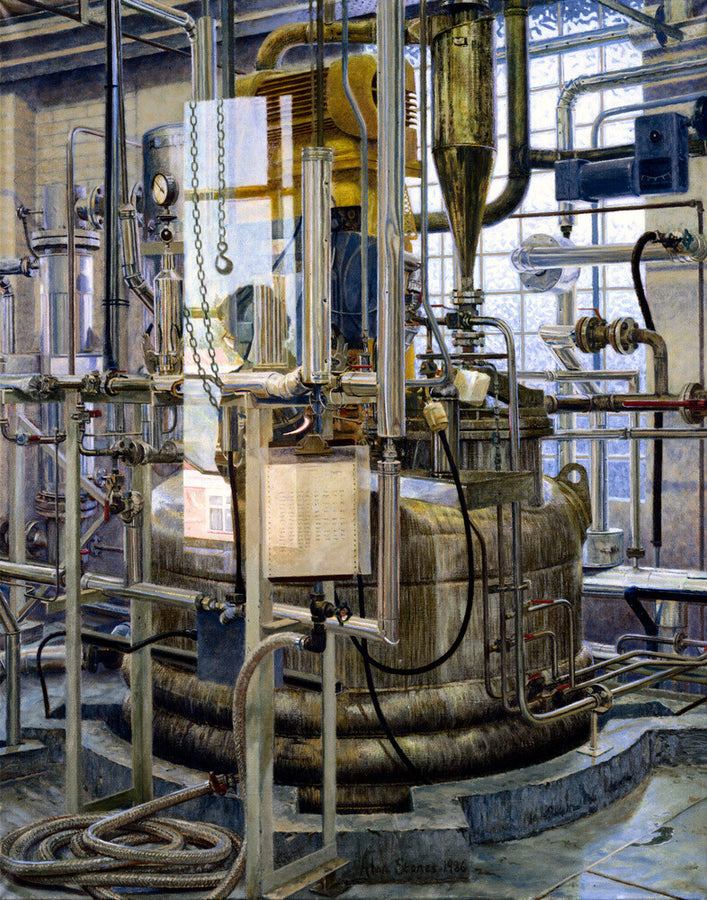 The production of insulin by fermentation, 1986. Art Print - Science Museum Shop