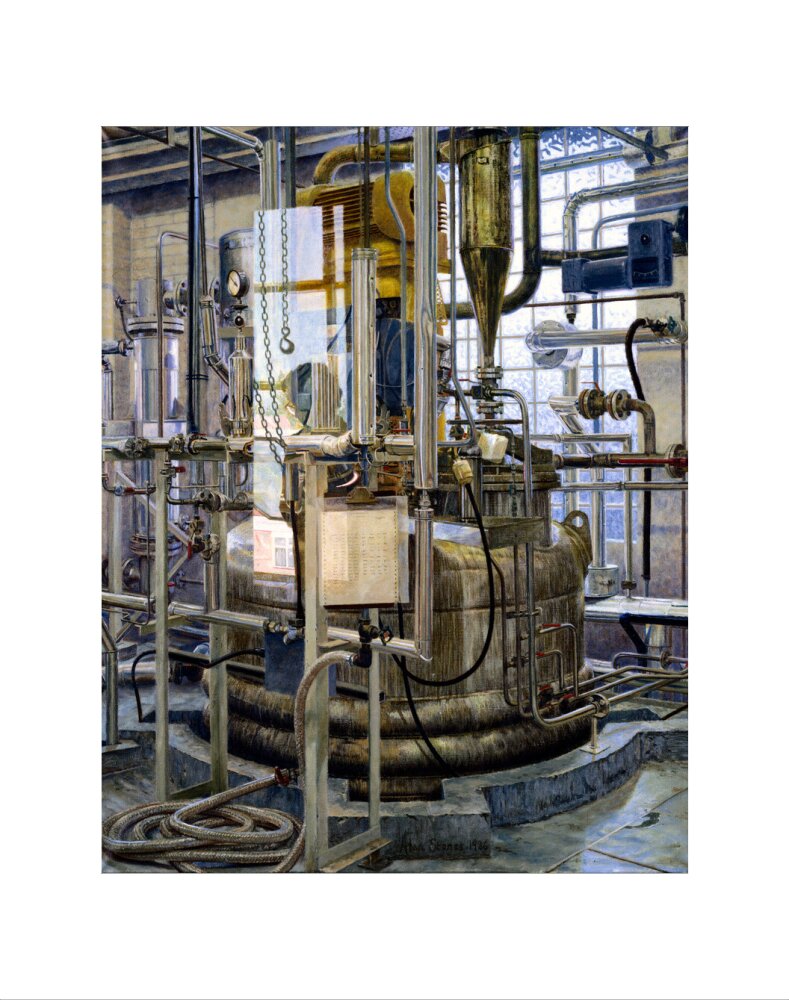 The production of insulin by fermentation, 1986. art print extra small none Art Print - Science Museum Shop