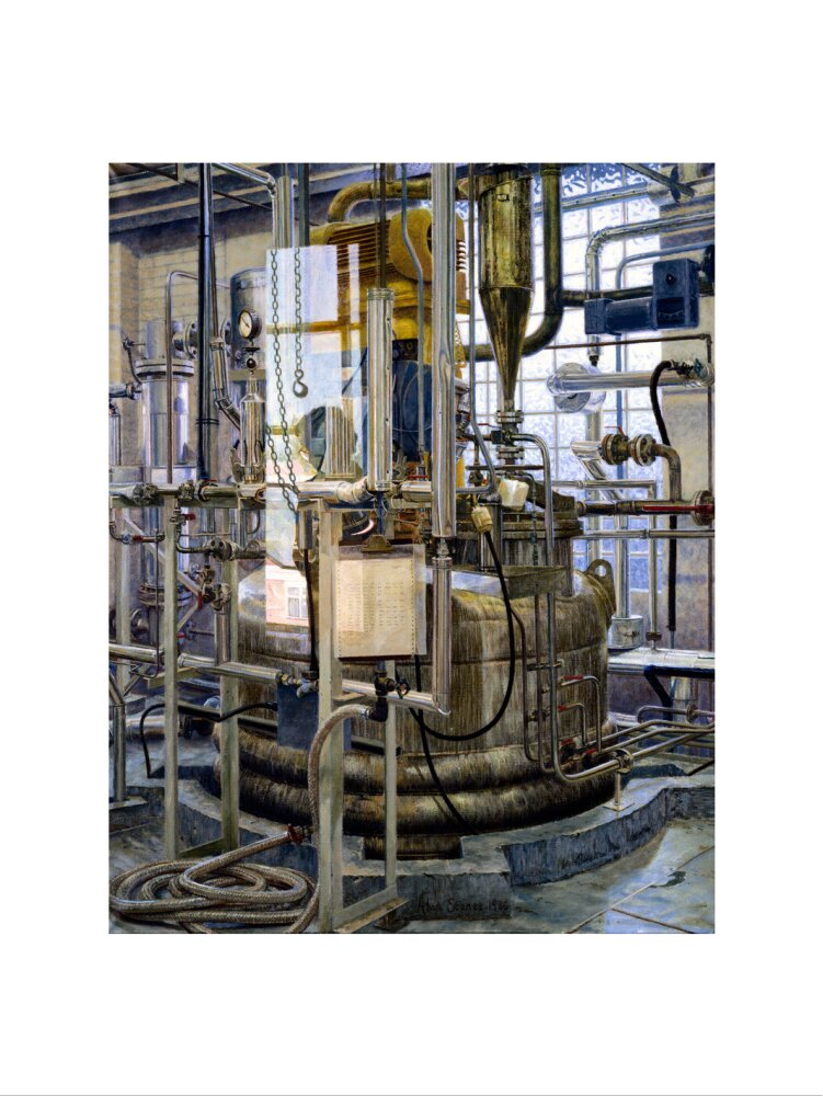 The production of insulin by fermentation, 1986. art print extra large none Art Print - Science Museum Shop