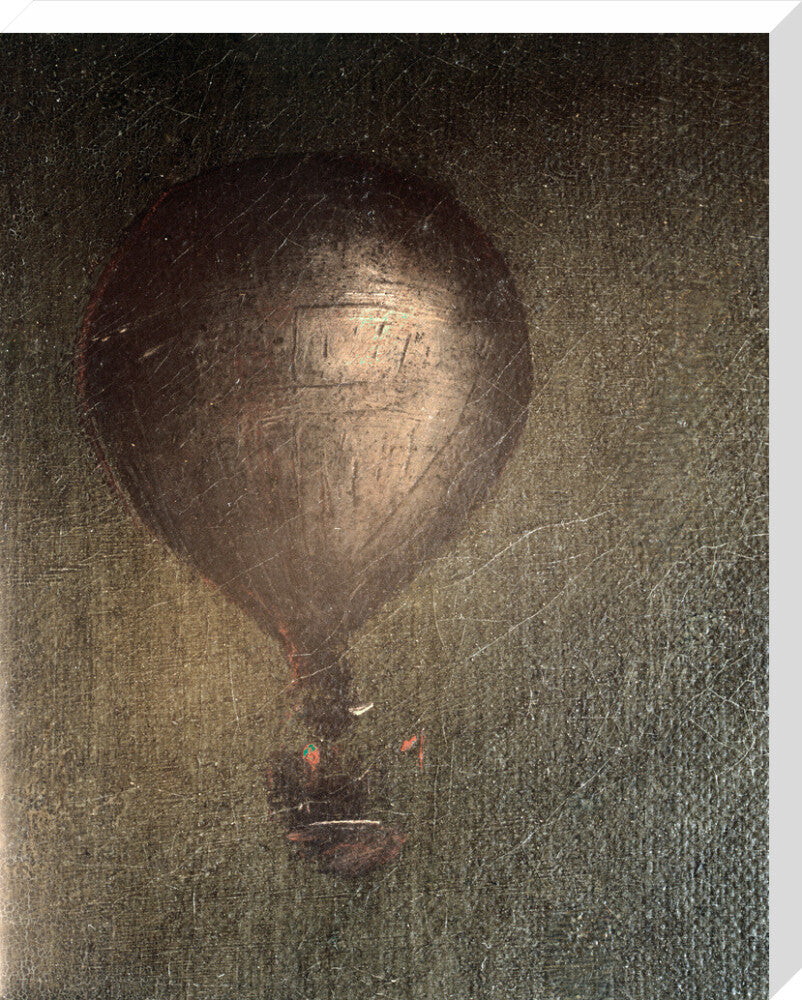 Mrs Sage's balloon, 1785. stretched canvas large none Art Print - Science Museum Shop