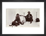 Two mountaineers, c 1910. art print extra small black Art Print - Science Museum Shop