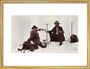 Two mountaineers, c 1910. art print medium gold Art Print - Science Museum Shop