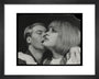 Photograph entitled 'Pauline Boty and James Fox' art print extra small black Art Print - Science Museum Shop