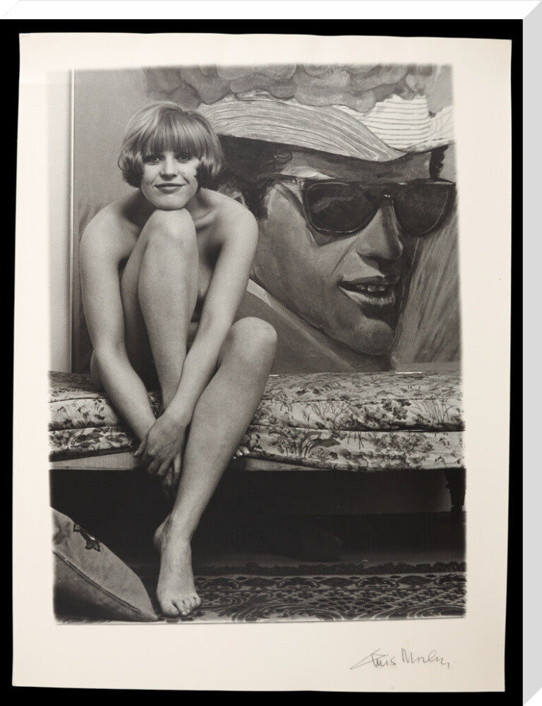Photograph of Pauline Boty by Lewis Morley. stretched canvas extra large none Art Print - Science Museum Shop