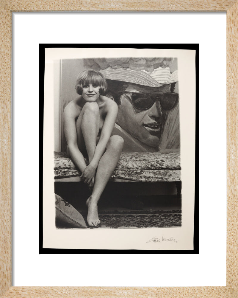Photograph of Pauline Boty by Lewis Morley. art print extra small natural Art Print - Science Museum Shop