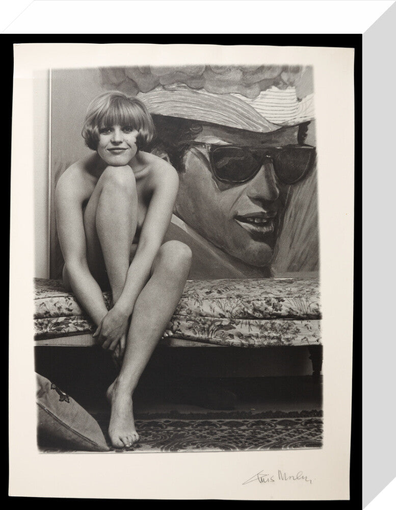 Photograph of Pauline Boty by Lewis Morley. stretched canvas small none Art Print - Science Museum Shop