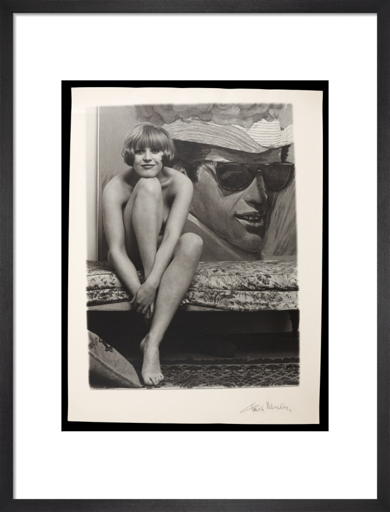 Photograph of Pauline Boty by Lewis Morley. art print medium black Art Print - Science Museum Shop