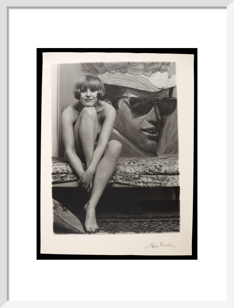 Photograph of Pauline Boty by Lewis Morley. art print medium white Art Print - Science Museum Shop