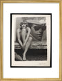 Photograph of Pauline Boty by Lewis Morley. art print medium gold Art Print - Science Museum Shop