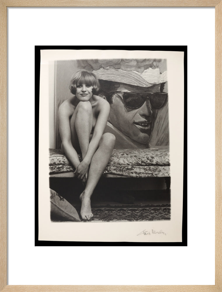Photograph of Pauline Boty by Lewis Morley. art print medium natural Art Print - Science Museum Shop