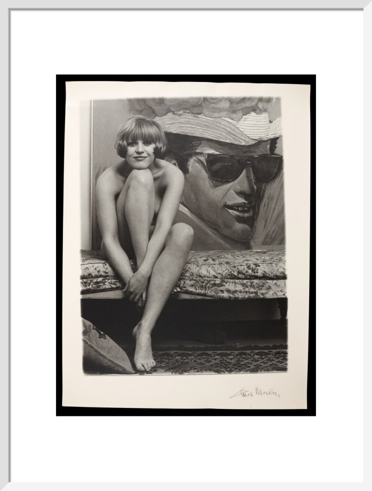 Photograph of Pauline Boty by Lewis Morley. art print large white Art Print - Science Museum Shop