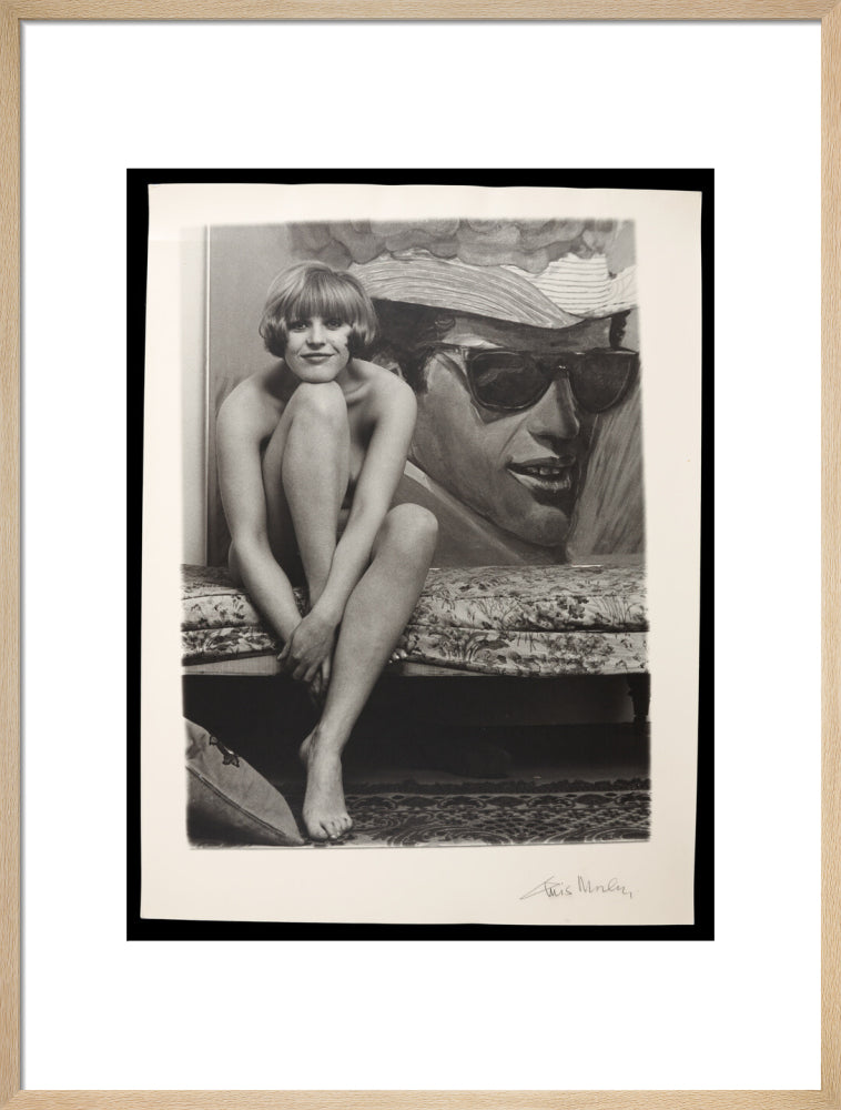 Photograph of Pauline Boty by Lewis Morley. art print large natural Art Print - Science Museum Shop