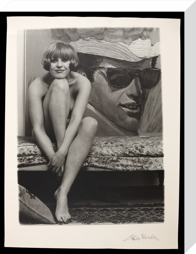 Photograph of Pauline Boty by Lewis Morley. stretched canvas medium none Art Print - Science Museum Shop