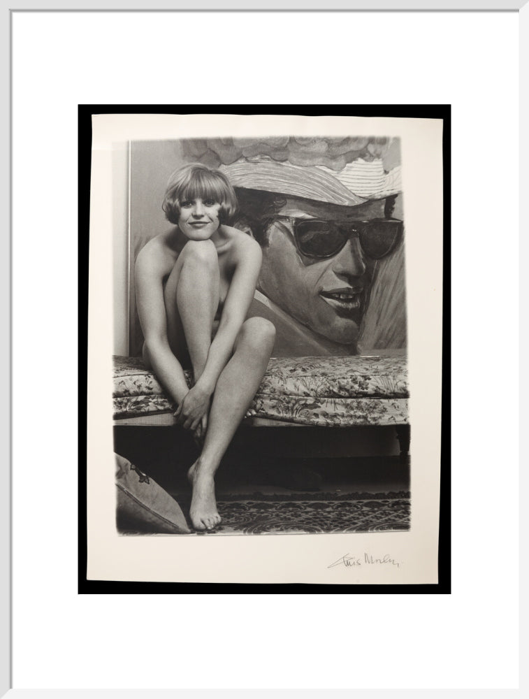 Photograph of Pauline Boty by Lewis Morley. art print extra large white Art Print - Science Museum Shop