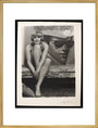 Photograph of Pauline Boty by Lewis Morley. art print extra large gold Art Print - Science Museum Shop