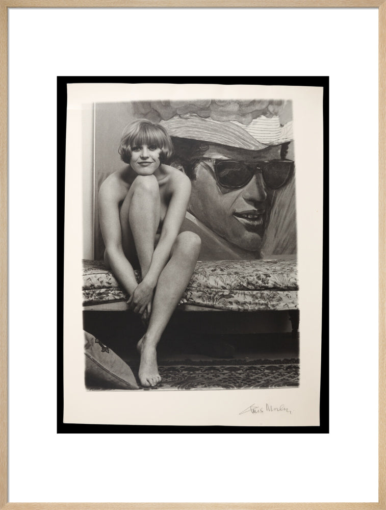Photograph of Pauline Boty by Lewis Morley. art print extra large natural Art Print - Science Museum Shop