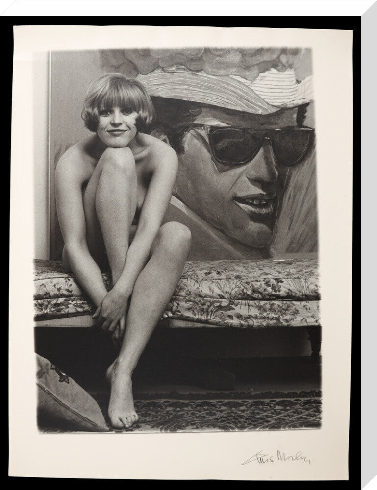 Photograph of Pauline Boty by Lewis Morley. stretched canvas large none Art Print - Science Museum Shop