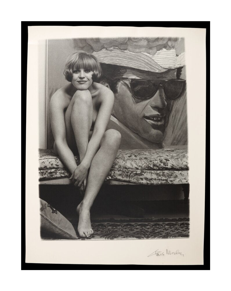 Photograph of Pauline Boty by Lewis Morley. unstretched canvas large none Art Print - Science Museum Shop