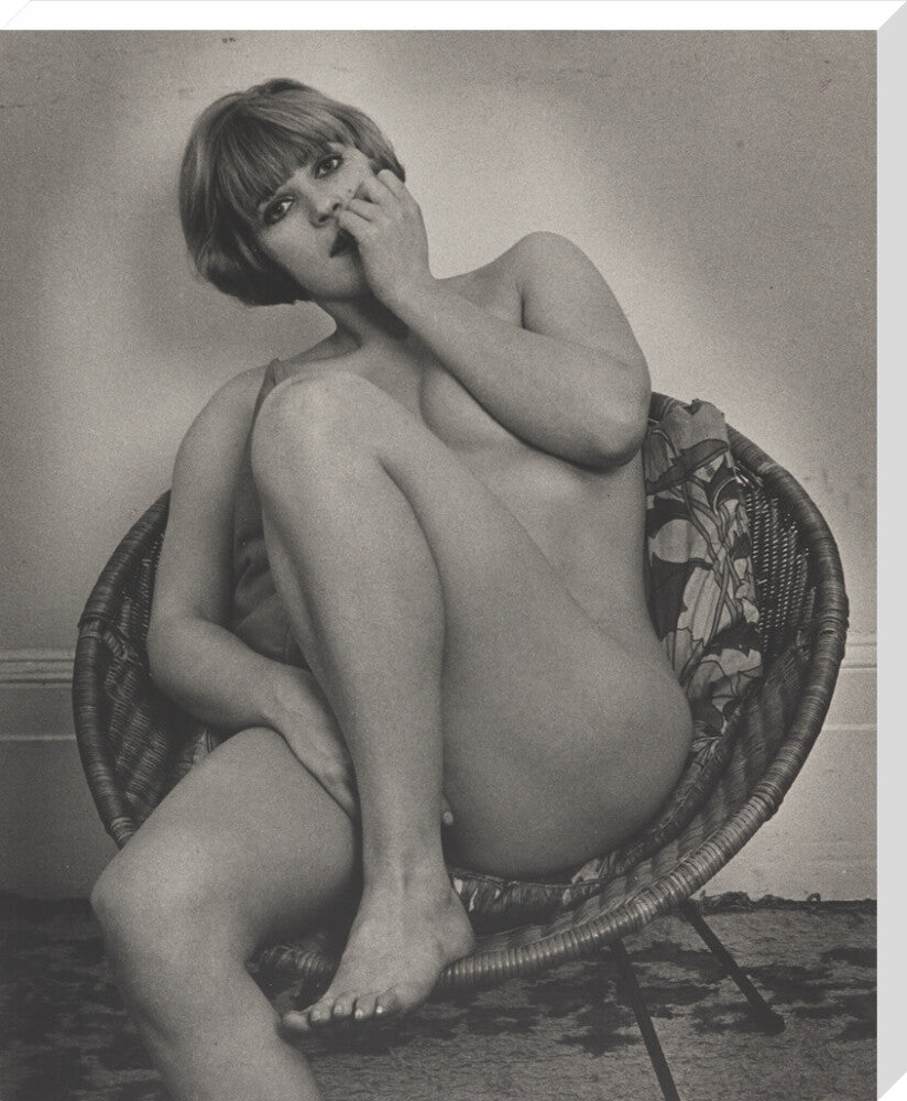 Photograph of Pauline Boty by Lewis Morley. stretched canvas extra large none Art Print - Science Museum Shop