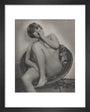 Photograph of Pauline Boty by Lewis Morley. art print extra small black Art Print - Science Museum Shop