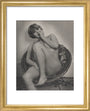 Photograph of Pauline Boty by Lewis Morley. art print extra small gold Art Print - Science Museum Shop