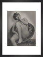 Photograph of Pauline Boty by Lewis Morley. art print small black Art Print - Science Museum Shop