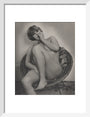 Photograph of Pauline Boty by Lewis Morley. art print small white Art Print - Science Museum Shop