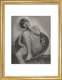 Photograph of Pauline Boty by Lewis Morley. art print small gold Art Print - Science Museum Shop