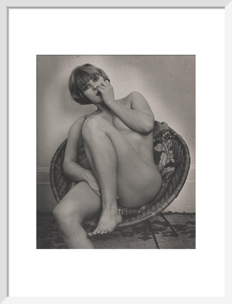 Photograph of Pauline Boty by Lewis Morley. art print medium white Art Print - Science Museum Shop