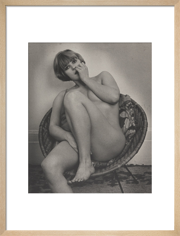 Photograph of Pauline Boty by Lewis Morley. art print medium natural Art Print - Science Museum Shop
